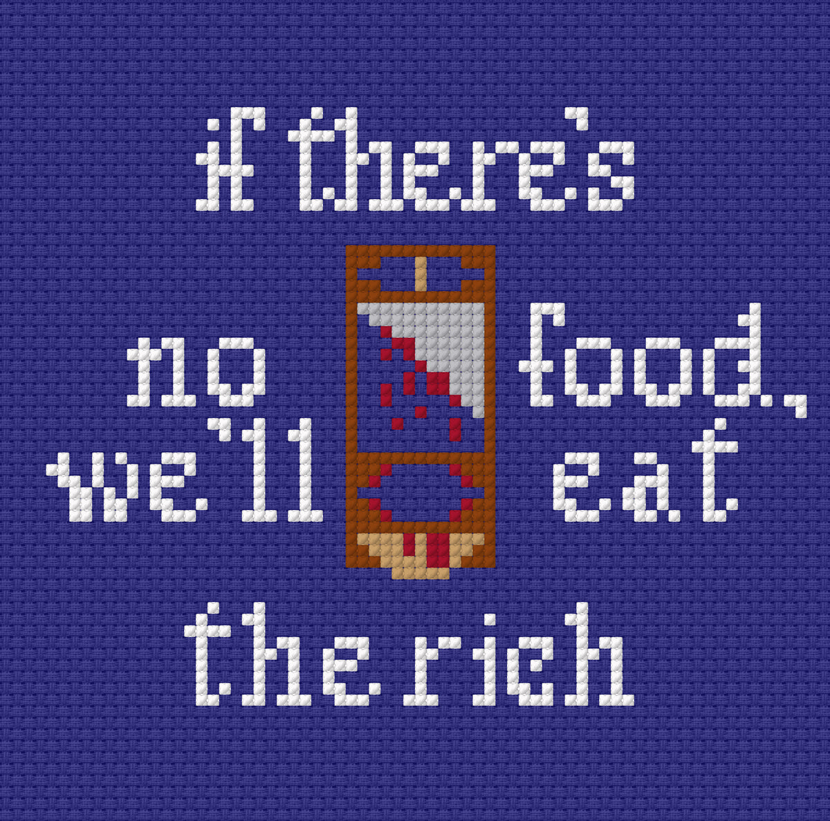 If There’s No Food, We’ll Eat the Rich Pattern