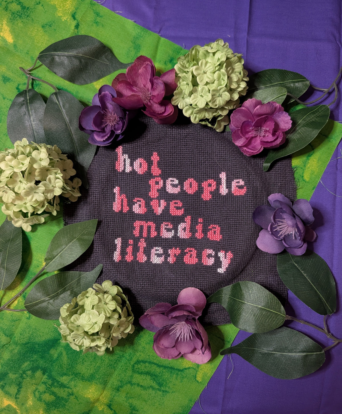 Hot People Have Media Literacy Wall Hanging